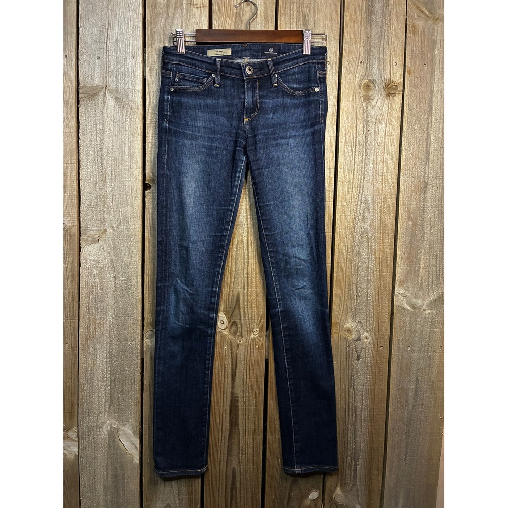 AG Adriano Goldschmied The Stilt Cigarette Leg Jeans Dark Wash 24R PVC1110-RFF